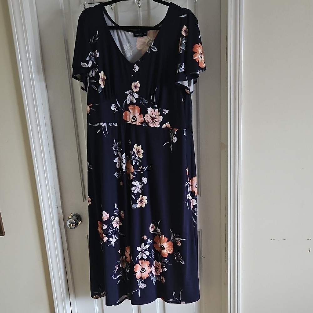 Fortune And Ivy Floral Navy Dress